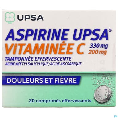 ASPIRINE VIT C UPSA CPR EFF 20