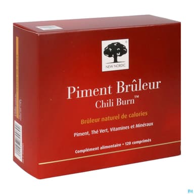 New Nordic Piment Bruleur Chili Burn Comprime 120