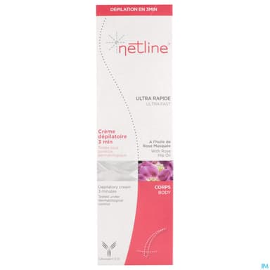 NETLINE CR DEPIL 3MN CORP 150ML