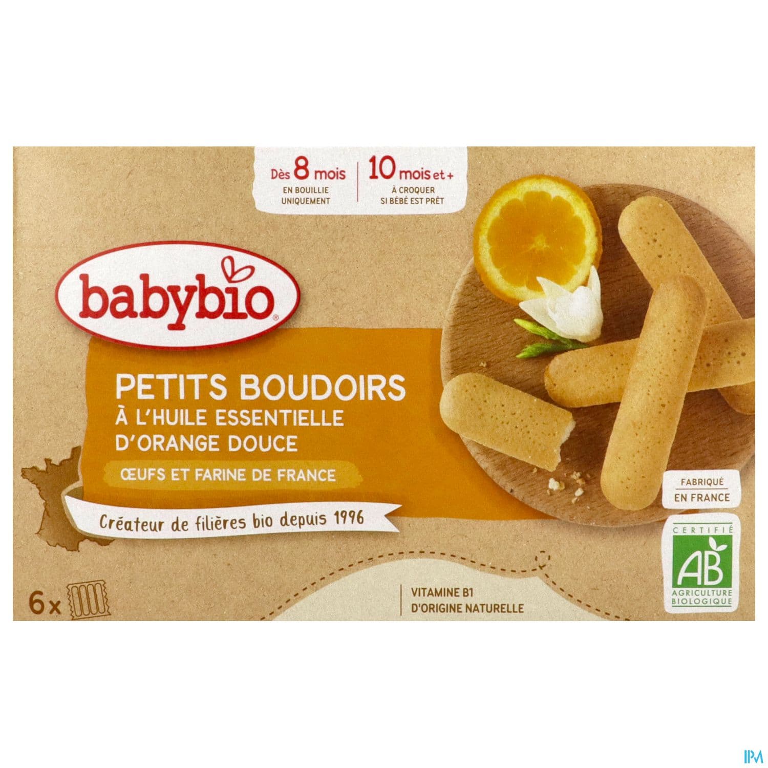 BABYBIO BISCUITS BEBE BIO 120G