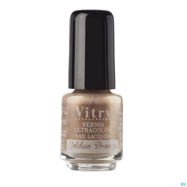 Vitry Vernis Ongles Golden Bronze Mini 4ml