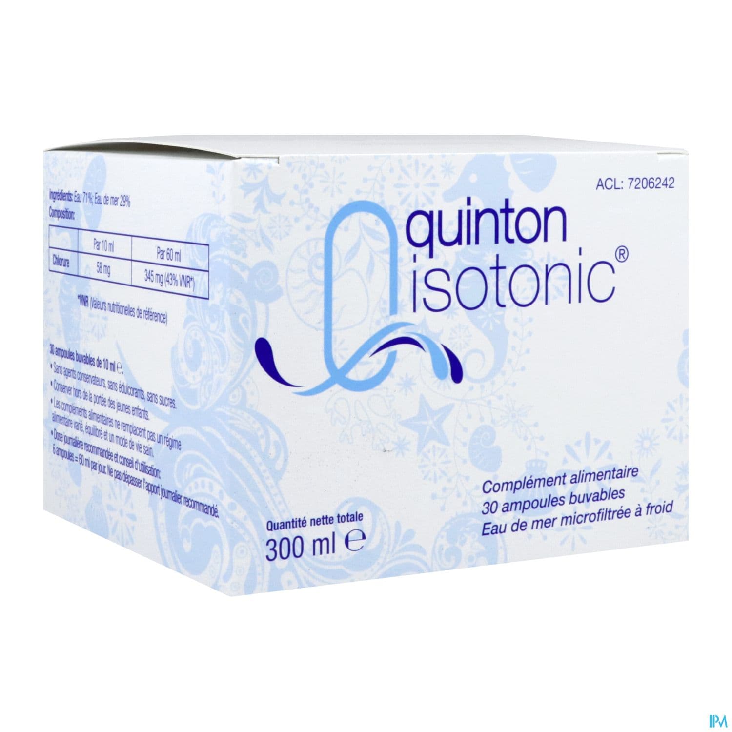 QUINTON SOL ISOTONIC AMP BUV 30