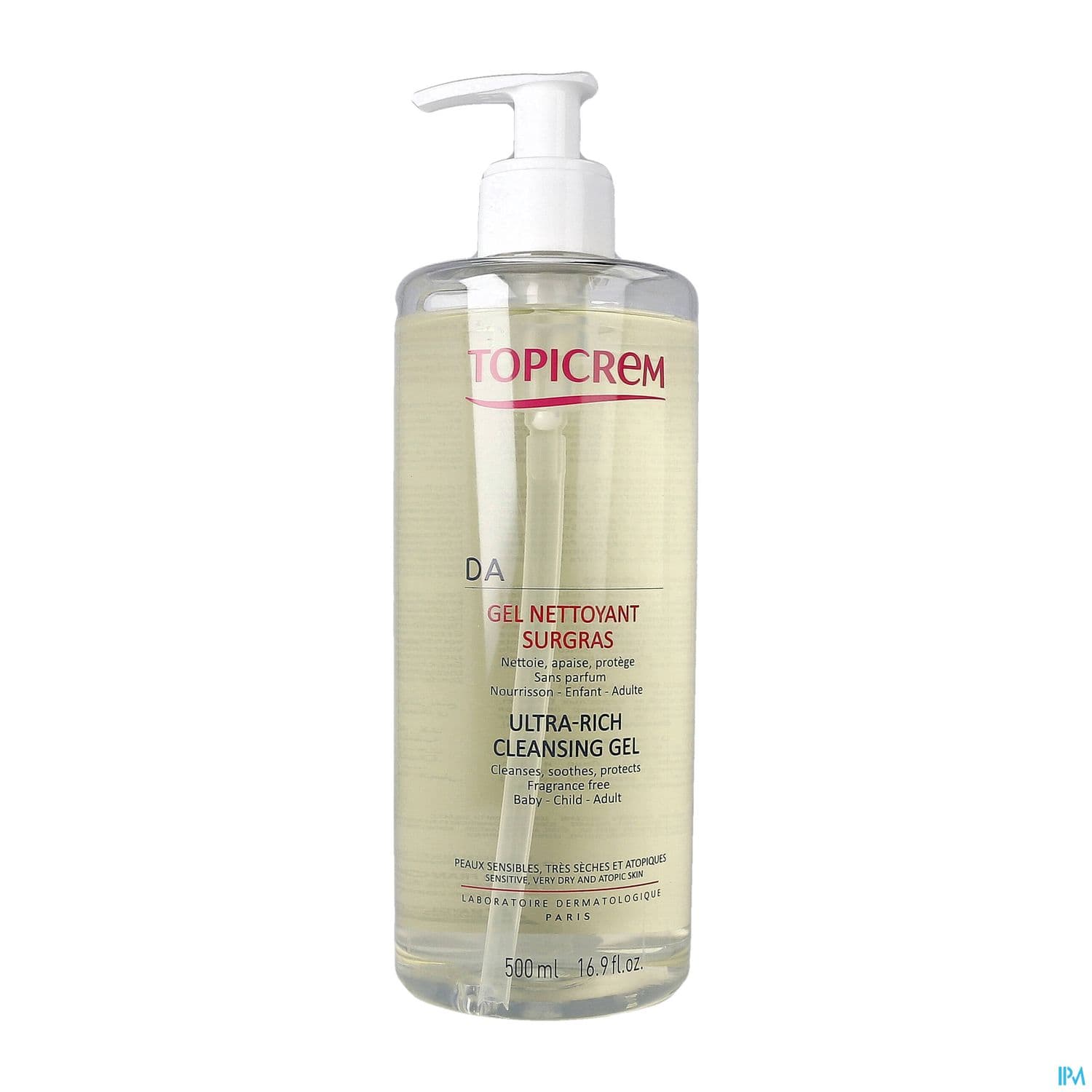 TOPICREM DA P ATOPIQUES GEL NETTOY SURG 500ML