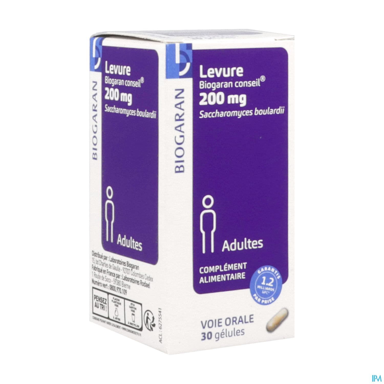 Levure Biogaran Conseil 200mg Gelule 30
