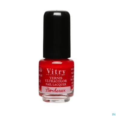 Vitry Vernis Ongles Bordeaux Mini 4ml