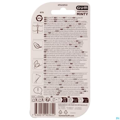 Gum Softpicks Comfort Flex Medium Mint 40