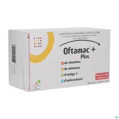 OFTAMAC PLUS CAPS 180