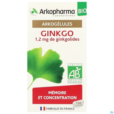 Arkogelules Ginkgo Bio Caps 150