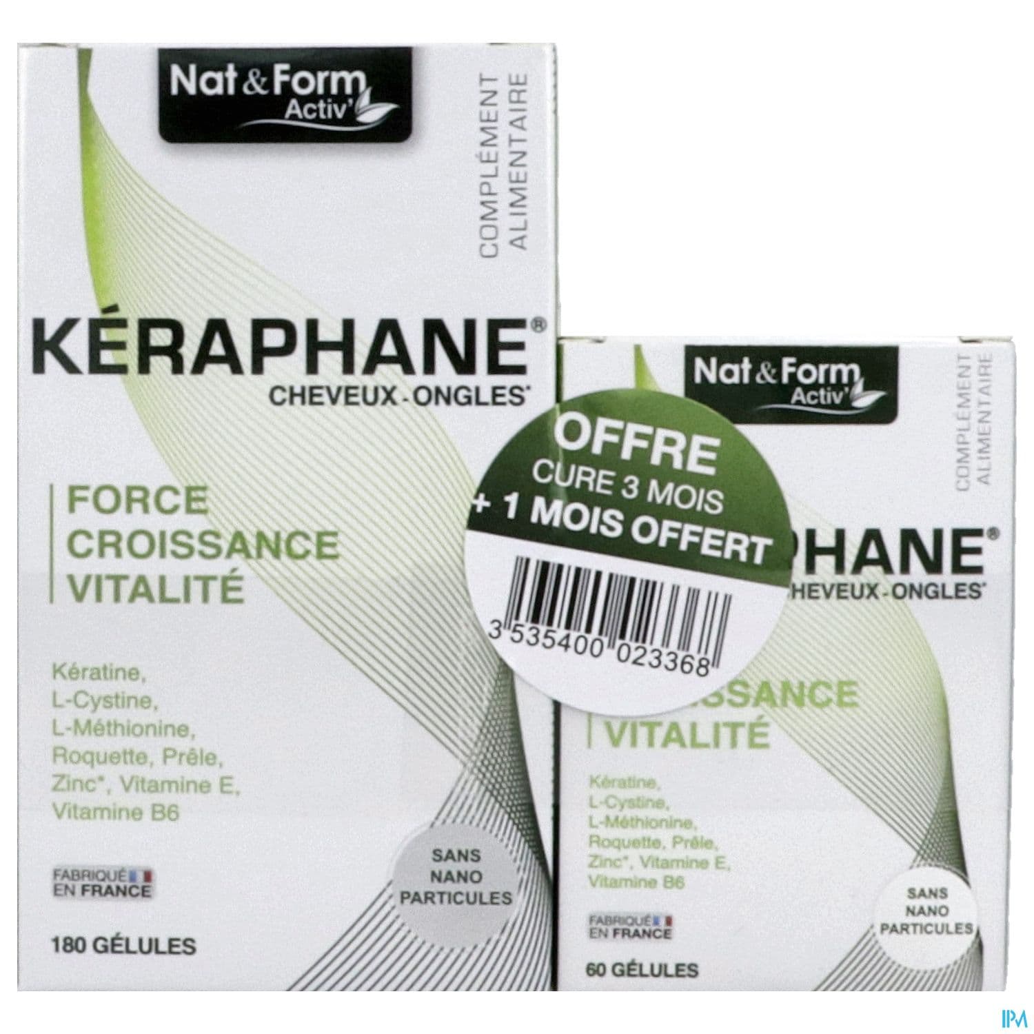 KERAPHANE CHEV ONGLE GELUL180+60
