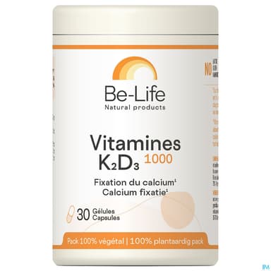 BE-LIFE VIT K2 D3 1000 GELUL 30