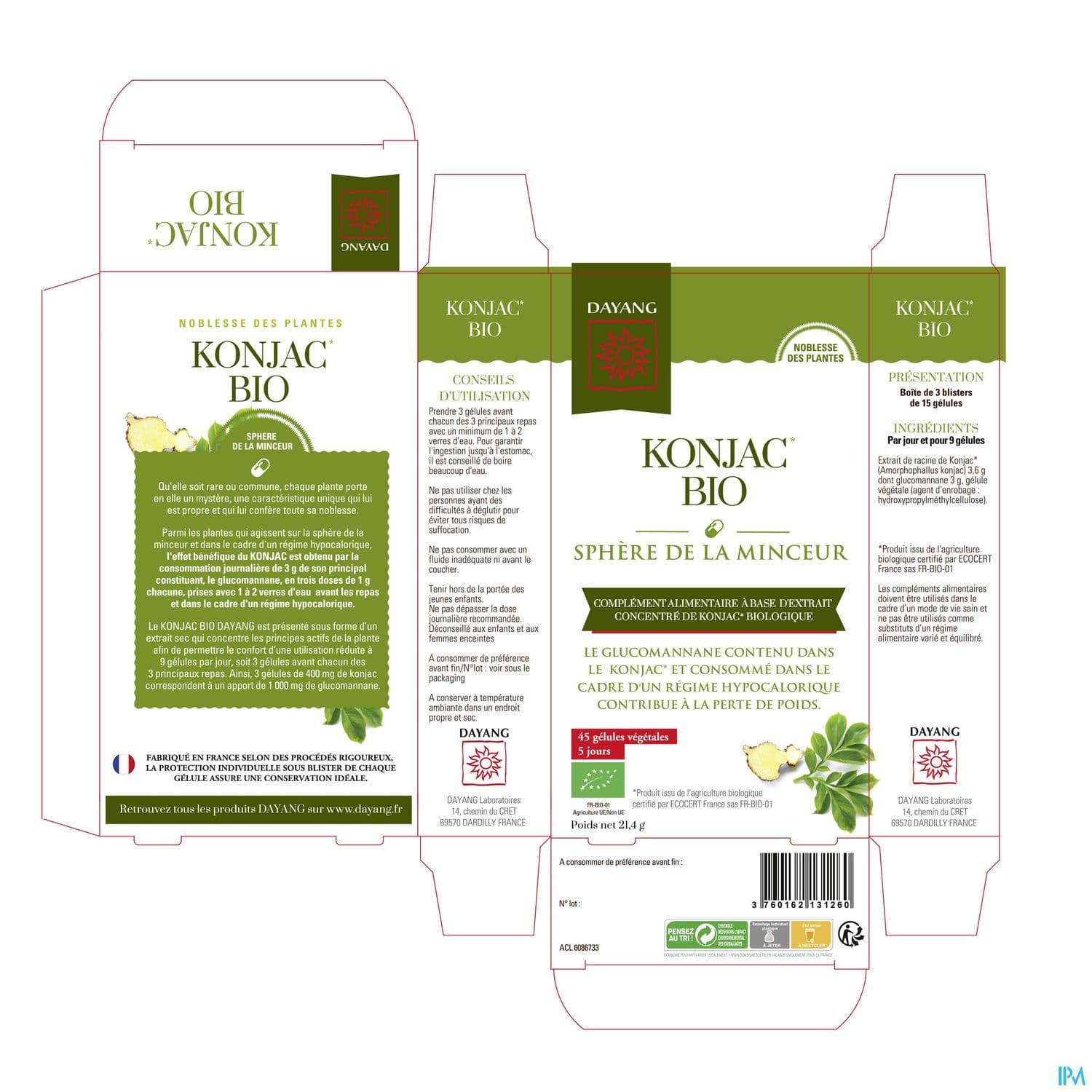 Dayang Konjac Bio Gelule 45