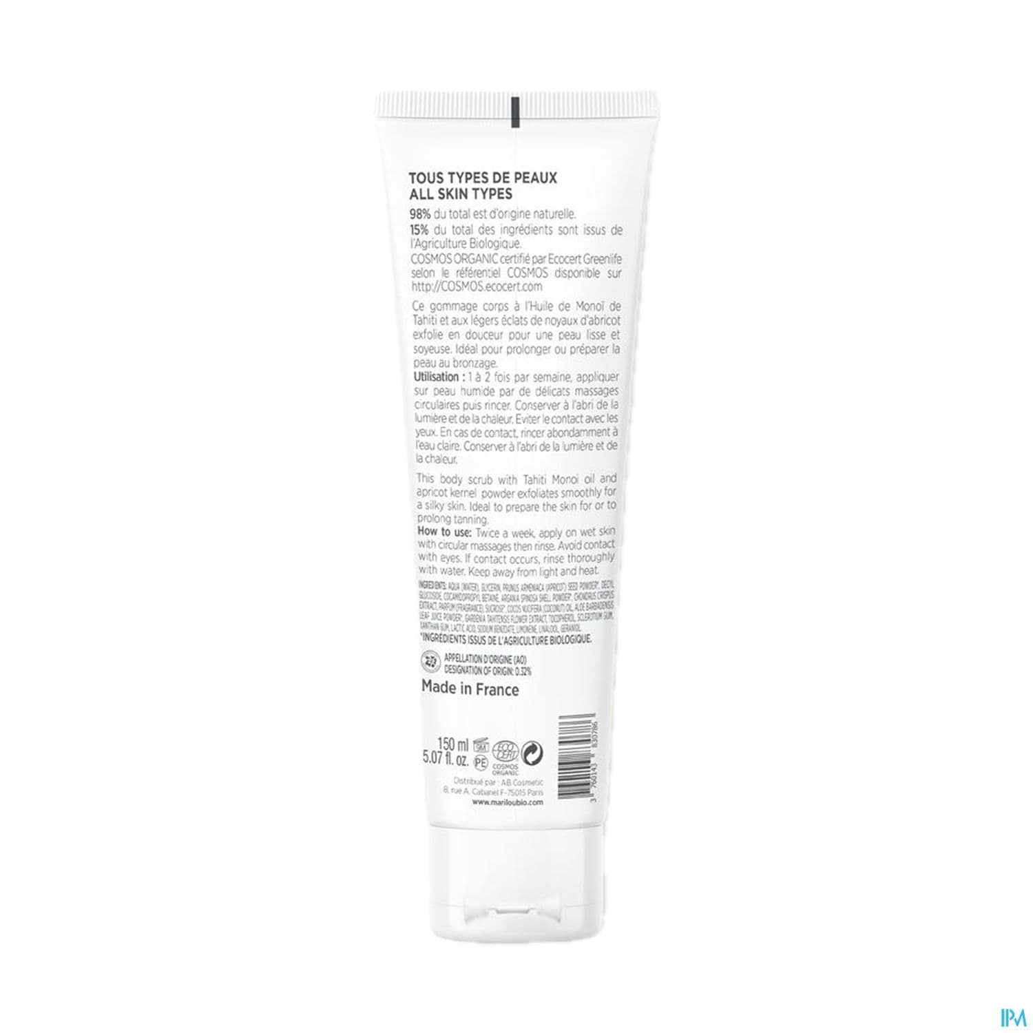 MARILOU GOMMAGE CORP MONOI 150ML
