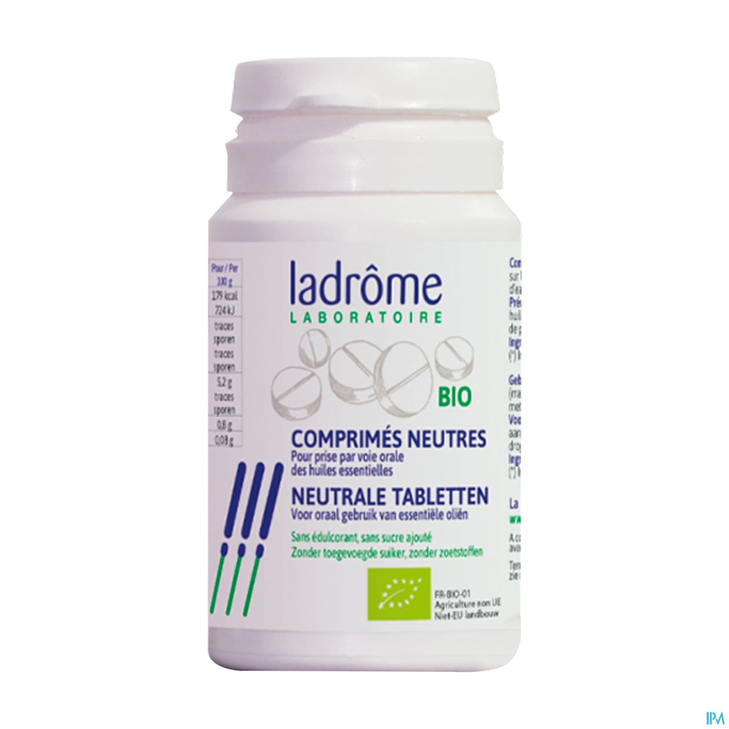 LADROME COMPRIME NEUTRE BIO 30 — Grande Pharmacie de la Gare - Sartrouville