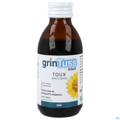 Aboca Grintuss Adulte Sirop Toux Seche Et Grasse 180g