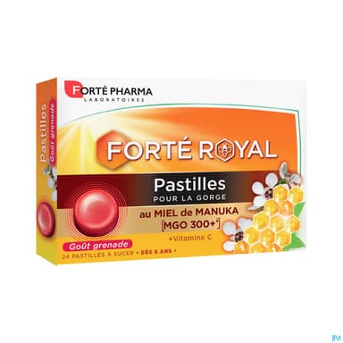 Forte Pharma Pastille Gorge Manuka Pastille A Sucer 24