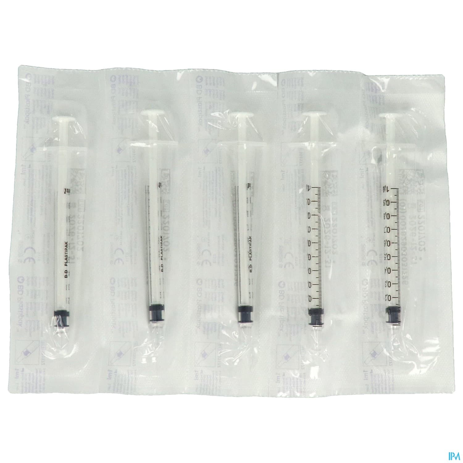 Bd Plastipak Seringue Sans Aiguille Tuberculine 1ml