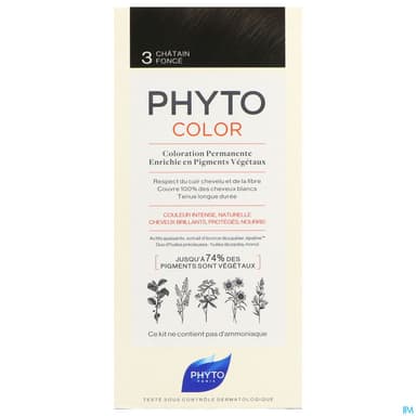 PHYTO COLOR 3 CHATAIN FONCE