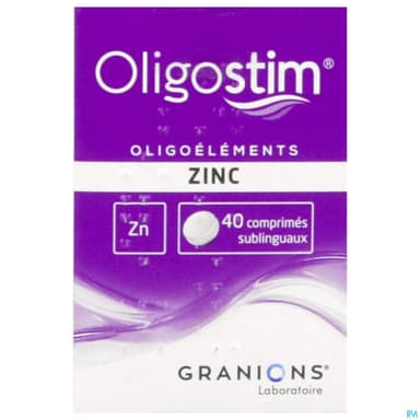 Oligostim Zinc Comprime Sublingual 40