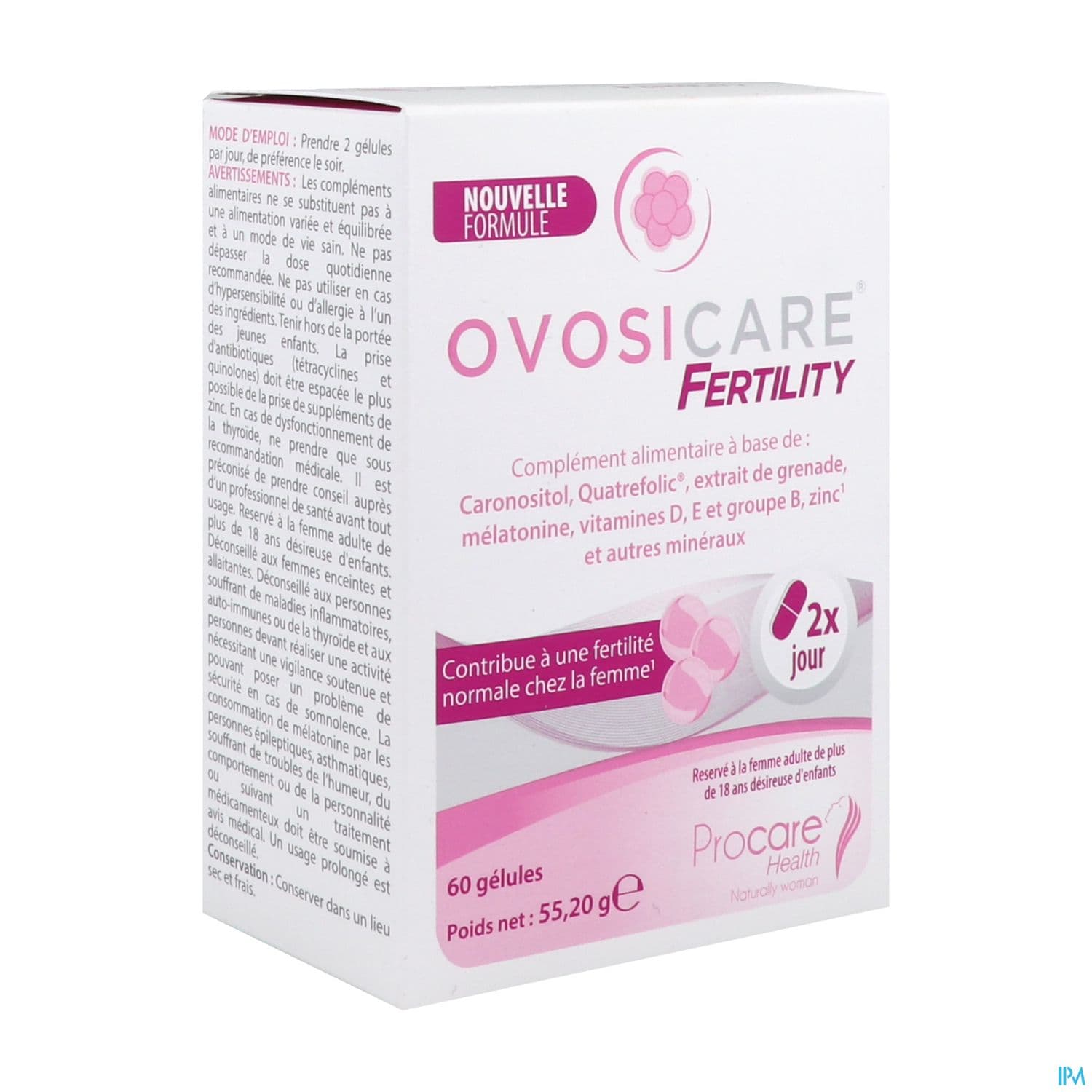 Ovosicare Fertility Gelule 60 —  Grande Pharmacie pont de l'Europe