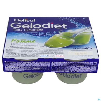 DELICAL GELODIET EAU GEL POMM120X4
