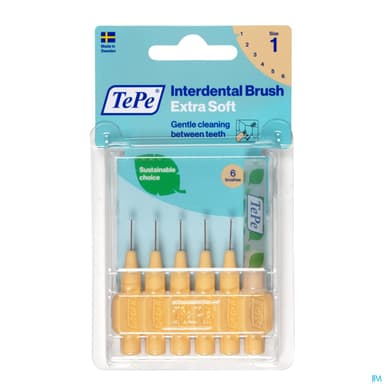 Tepe Brossette Interdentaire Extra Souple Orange X6