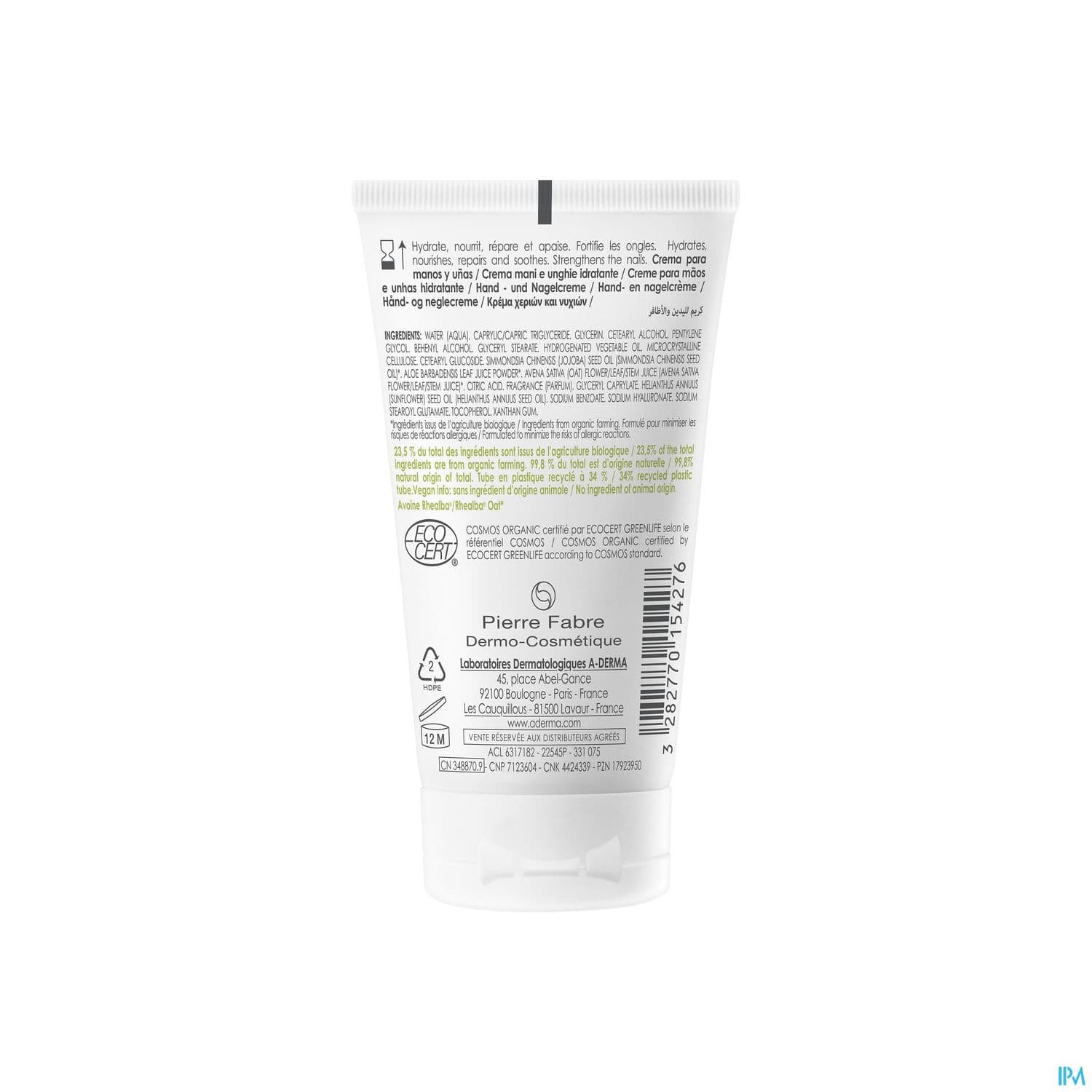 A-DERMA CR MAIN ONGLE HYDRA 50ML