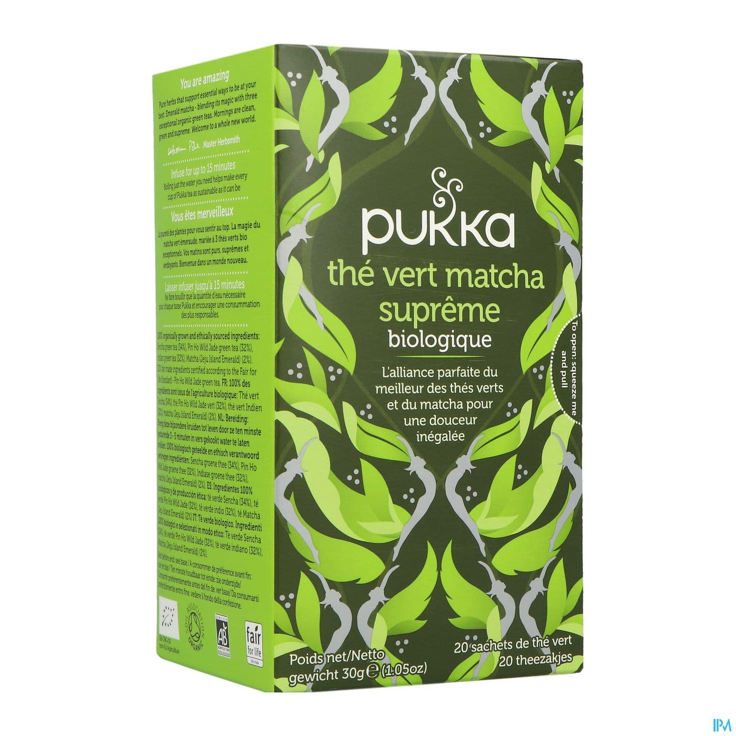 Pukka The Vert Matcha Supreme Bio Sachet 20