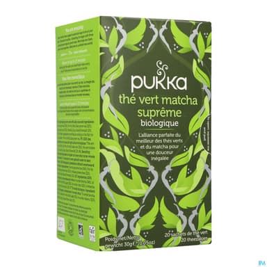 Pukka The Vert Matcha Supreme Bio Sachet 20