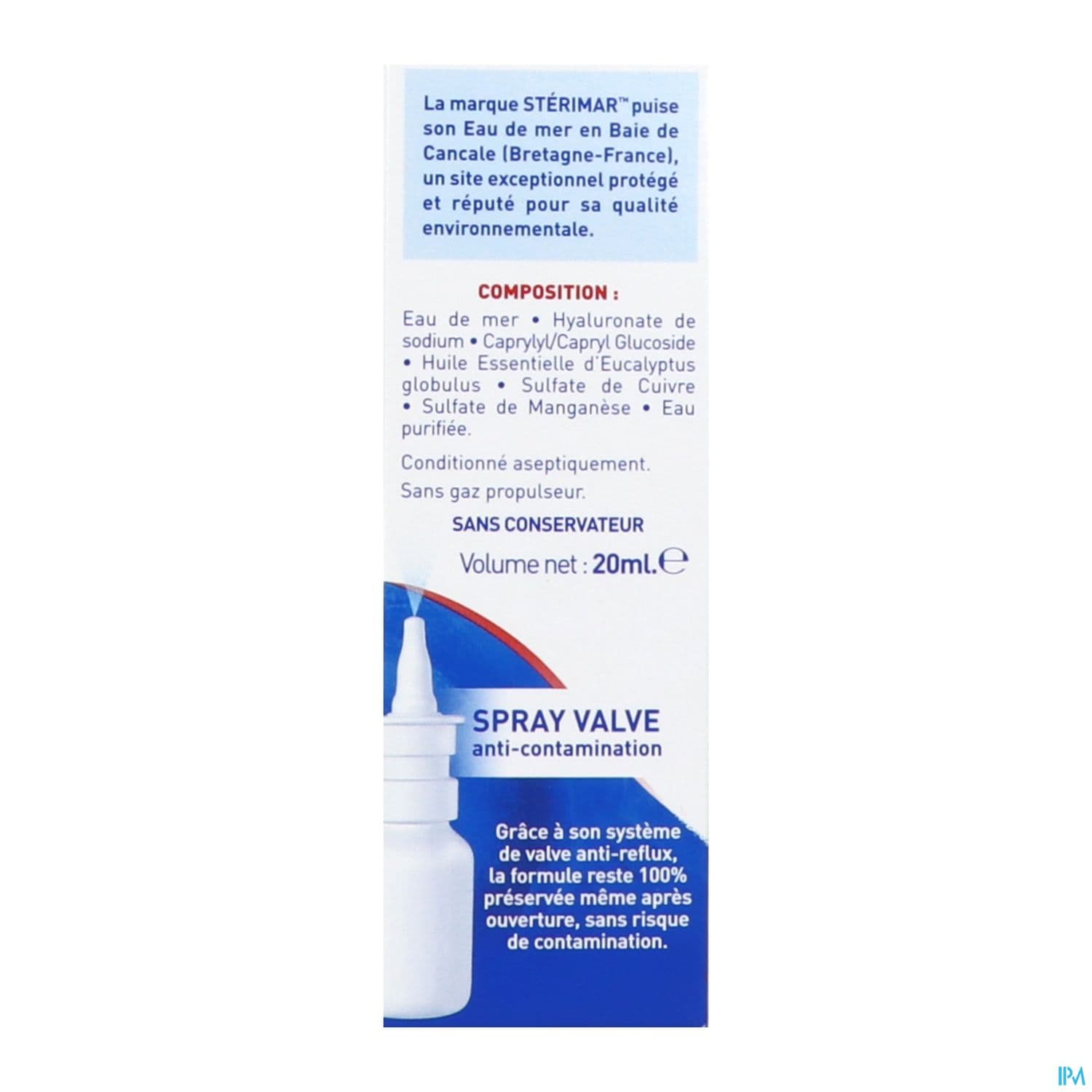 Sterimar Sinusite Nez Tres Bouche Spray 20ml