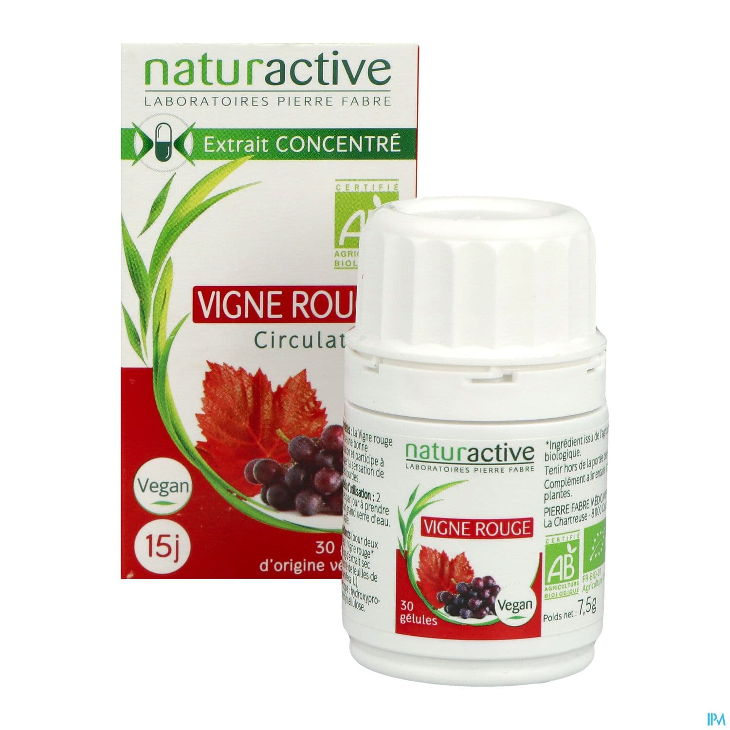 Naturactive Vigne Rouge Bio Gelule 30