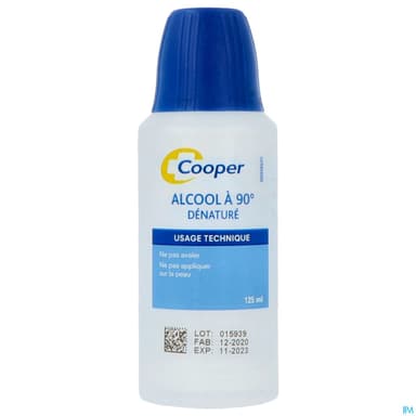 ALCOOL 90C DENATURE COOP 125ML