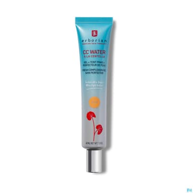 Erborian Cc Water Gel Teint Frais Perfecteur De Peau Dore 40ml