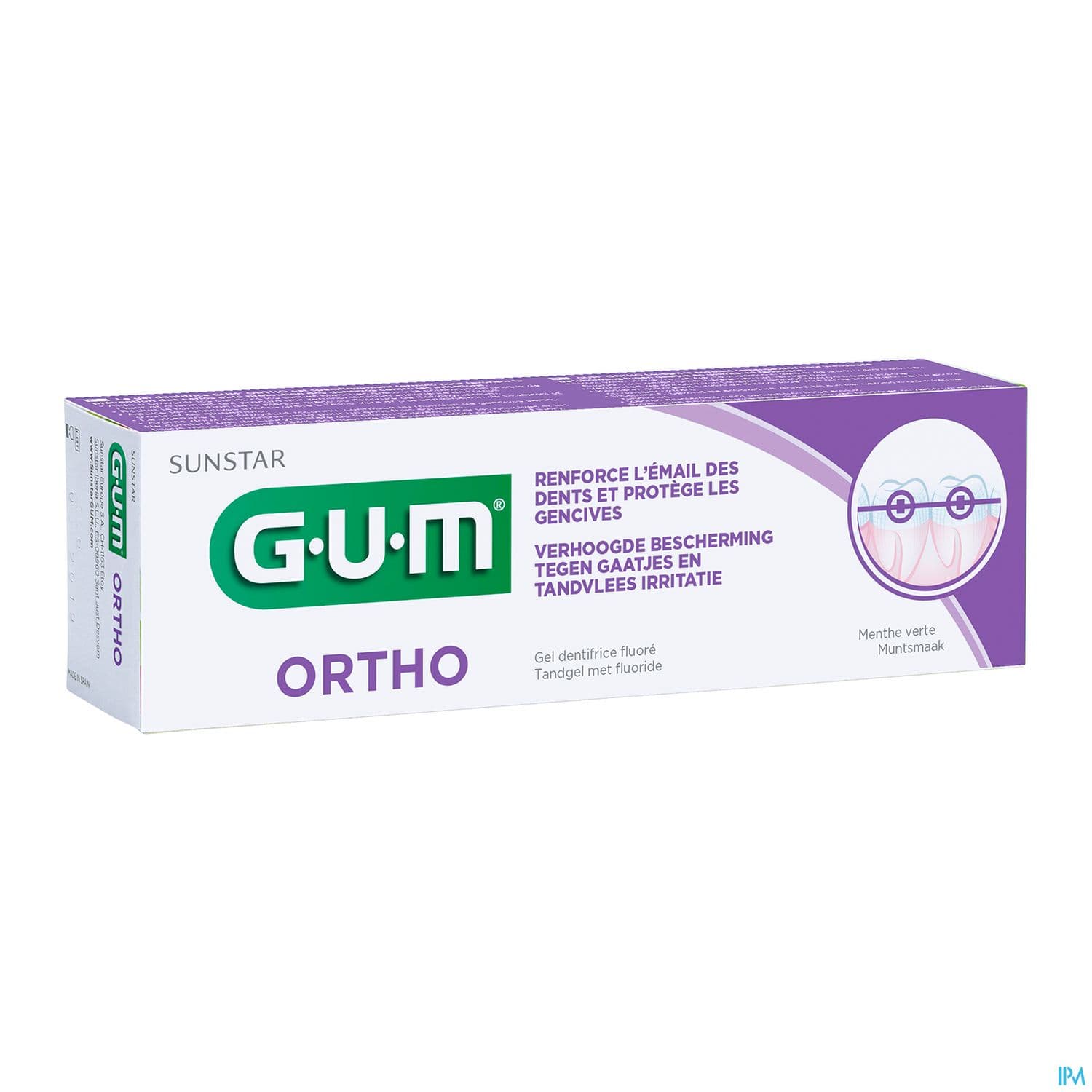 GUM ORTHO DENTIFRICE 75ML