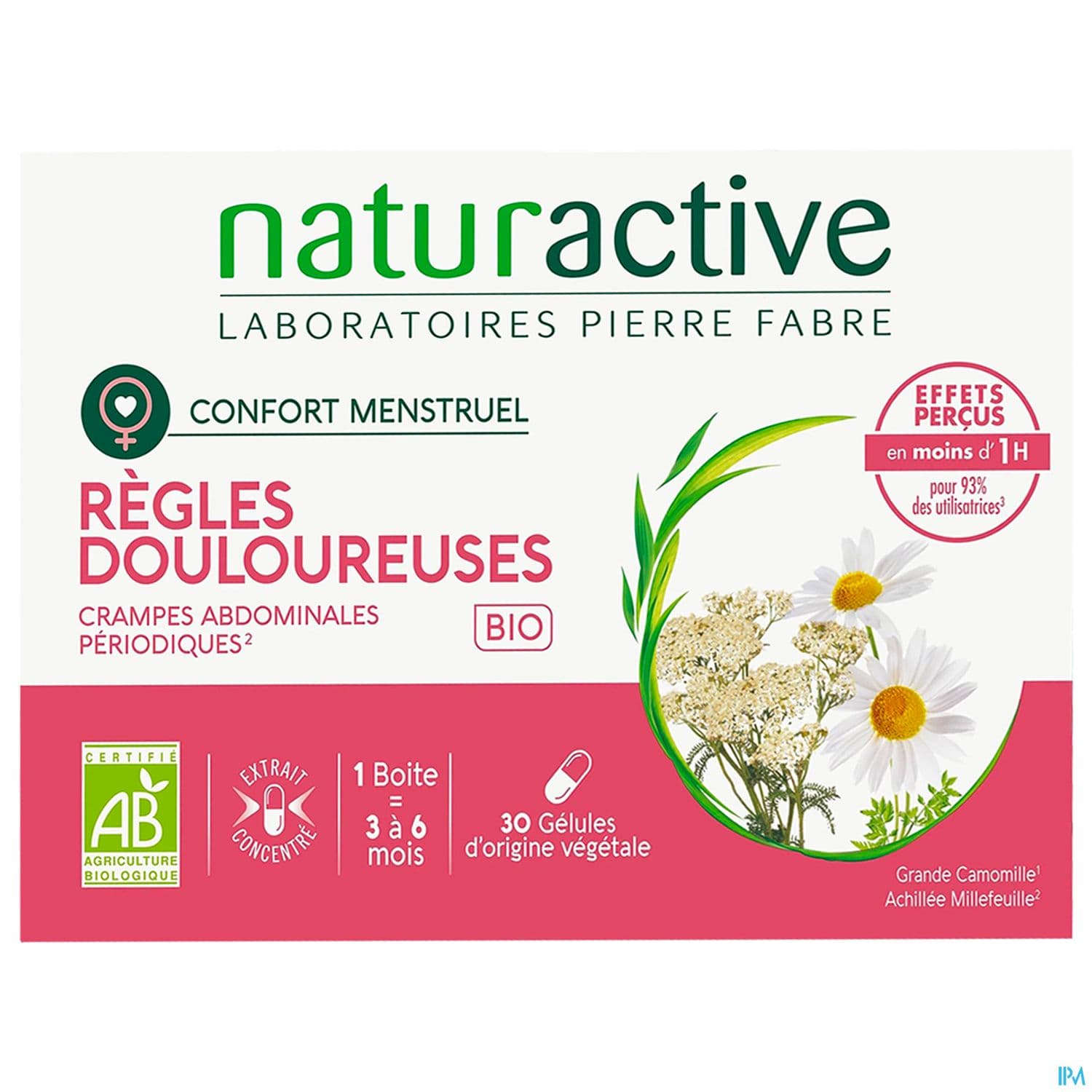 REGLES DOULOUREUSES NATURACTIV 10