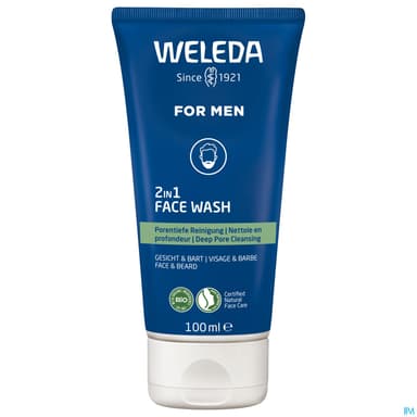 Weleda Homme Gel Nettoyant Visage 2en1 100ml