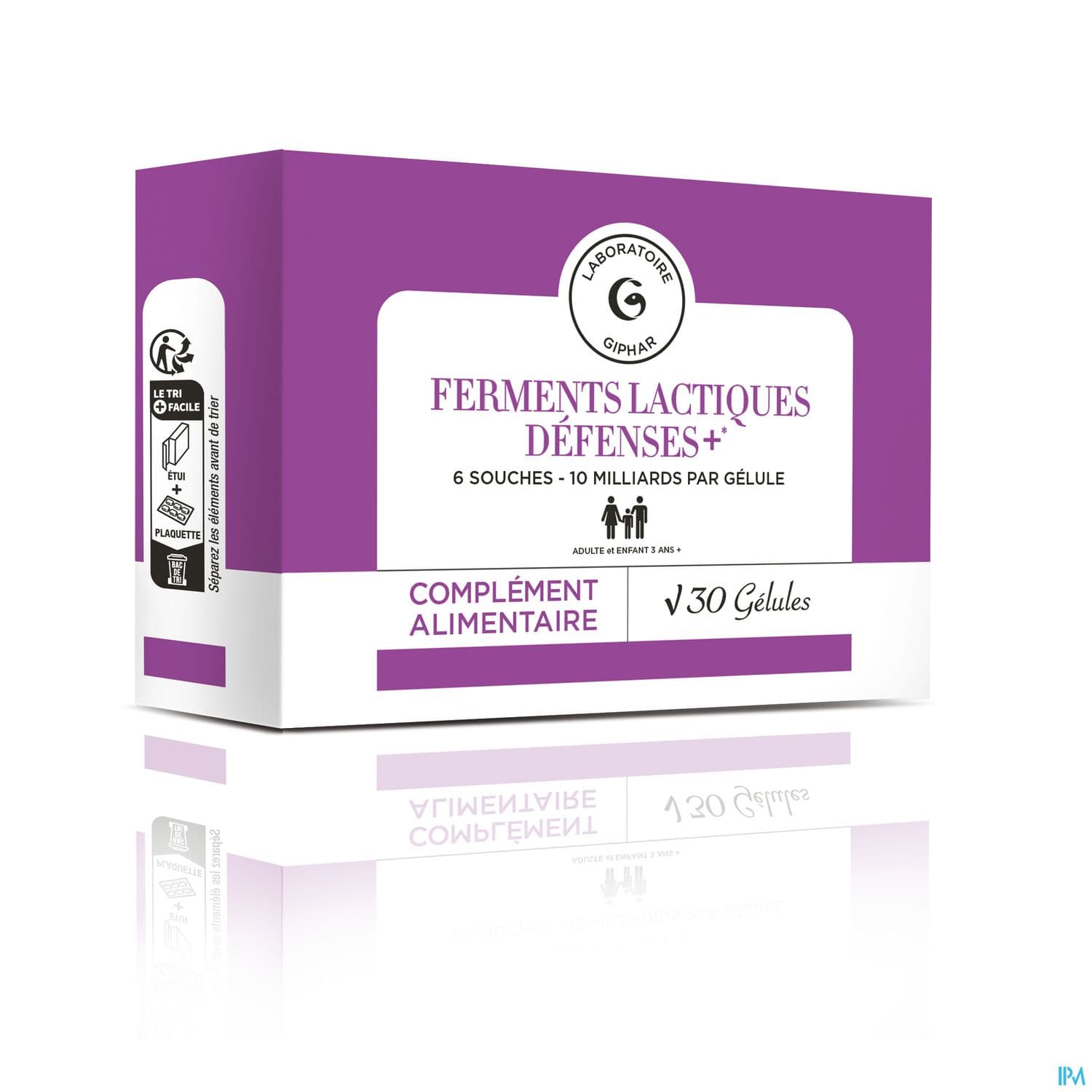 GIPHAR FERMENT LACTIQ DEF+ GELUL30