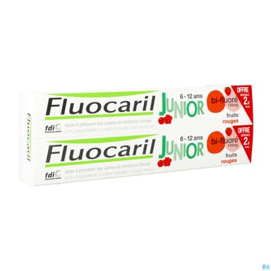 FLUOCARIL JUNIOR GEL FR RGE 2X75ML