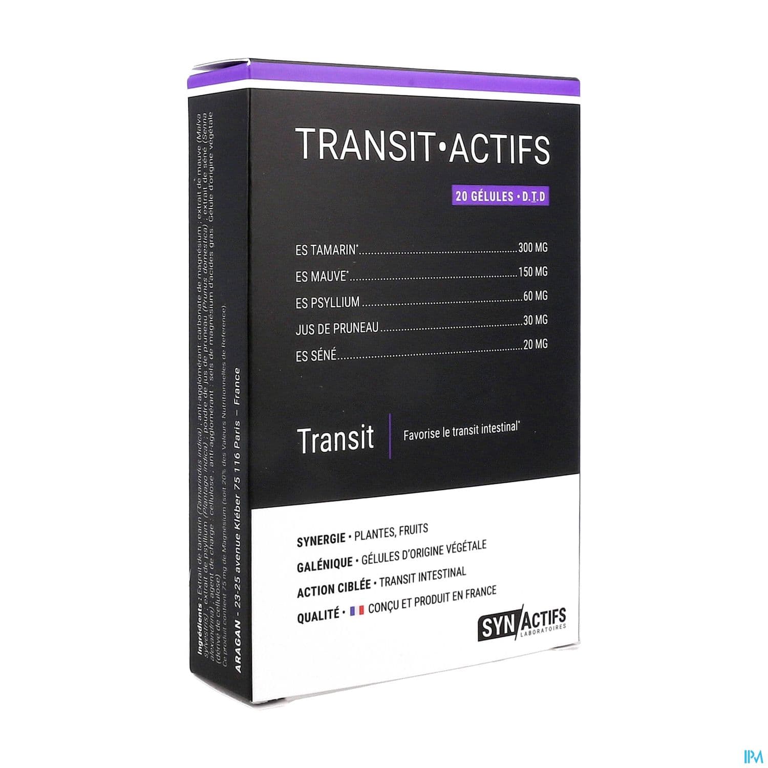 Synactifs Transit Actifs Gelule 20