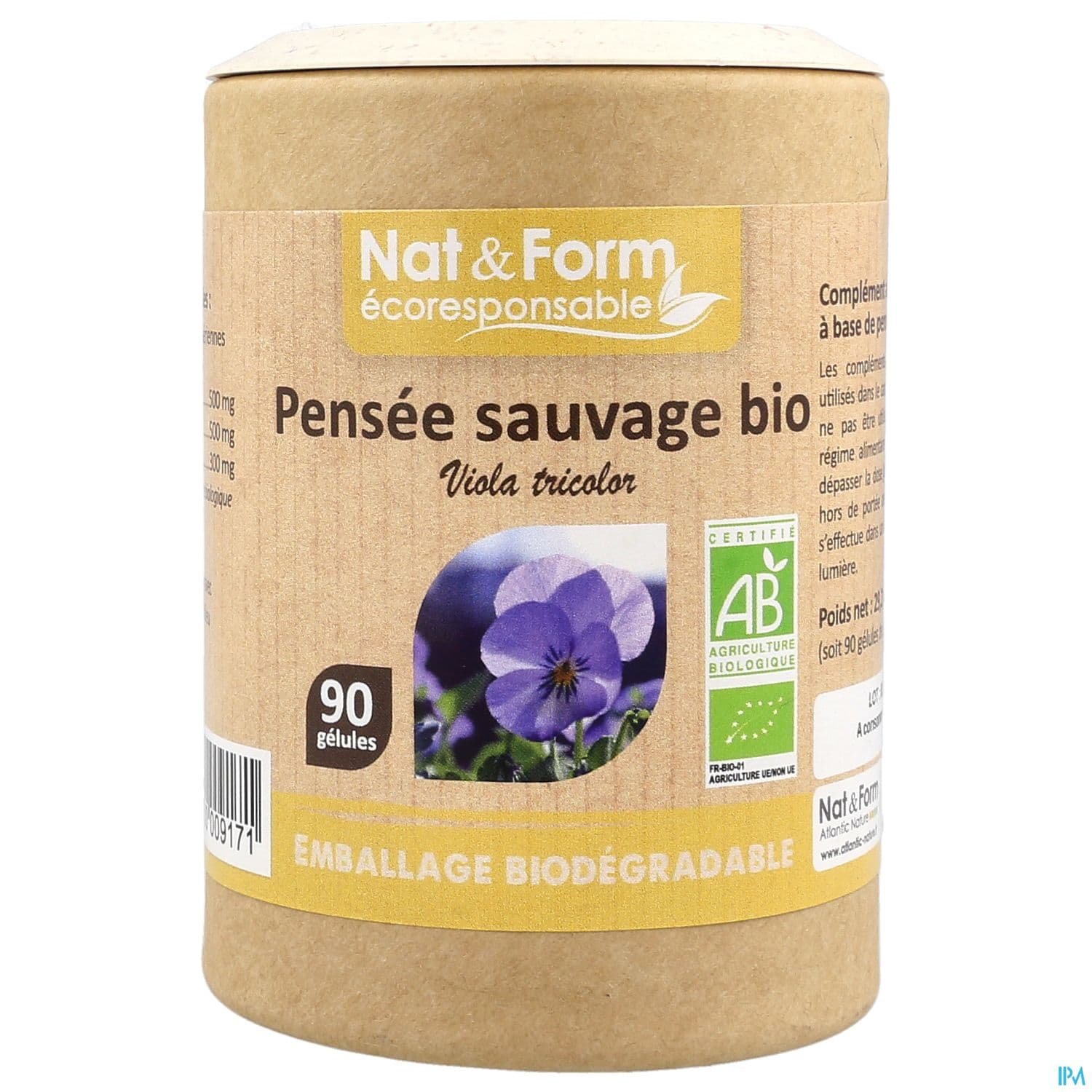 NAT&FORM ECO PENS SAUV BIO GEVEG90