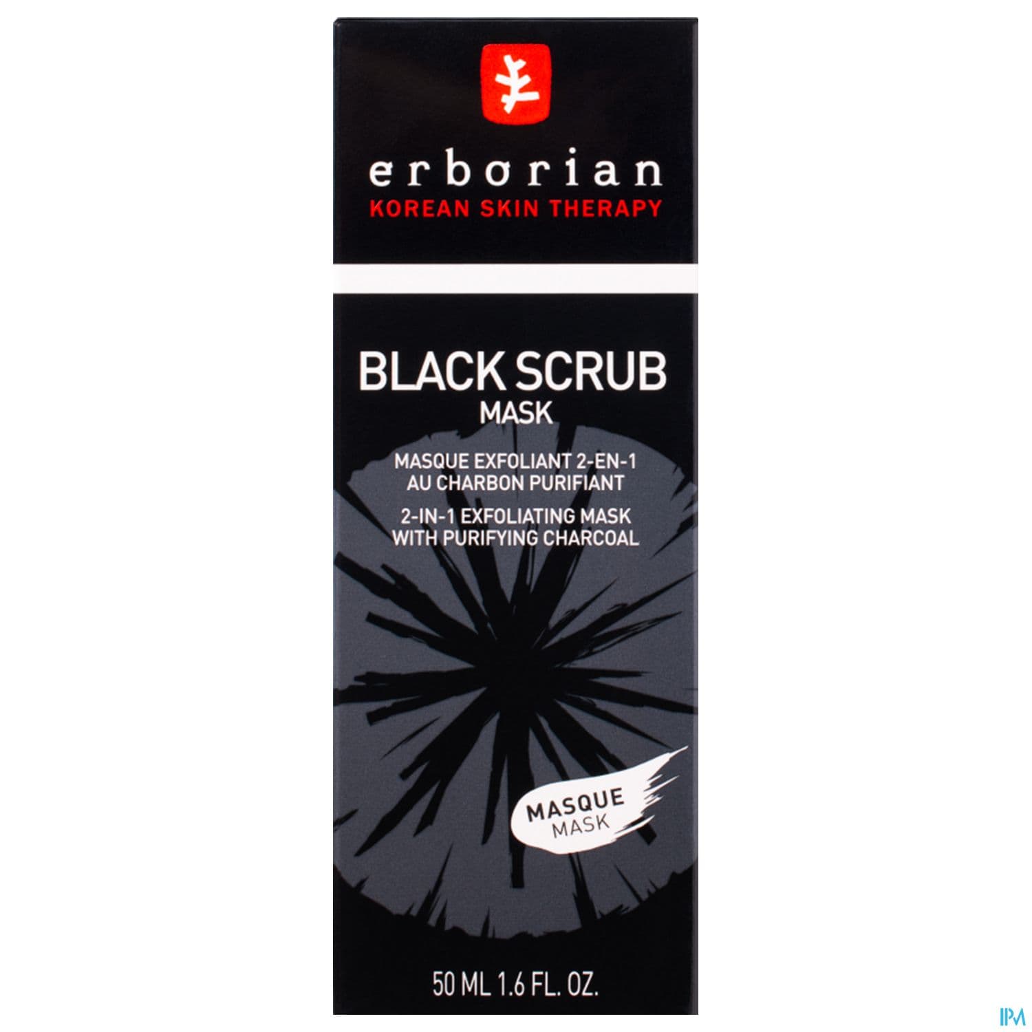 ERBORIAN BLACK SCRUB MASQ 50ML