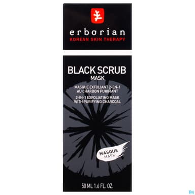 ERBORIAN BLACK SCRUB MASQ 50ML