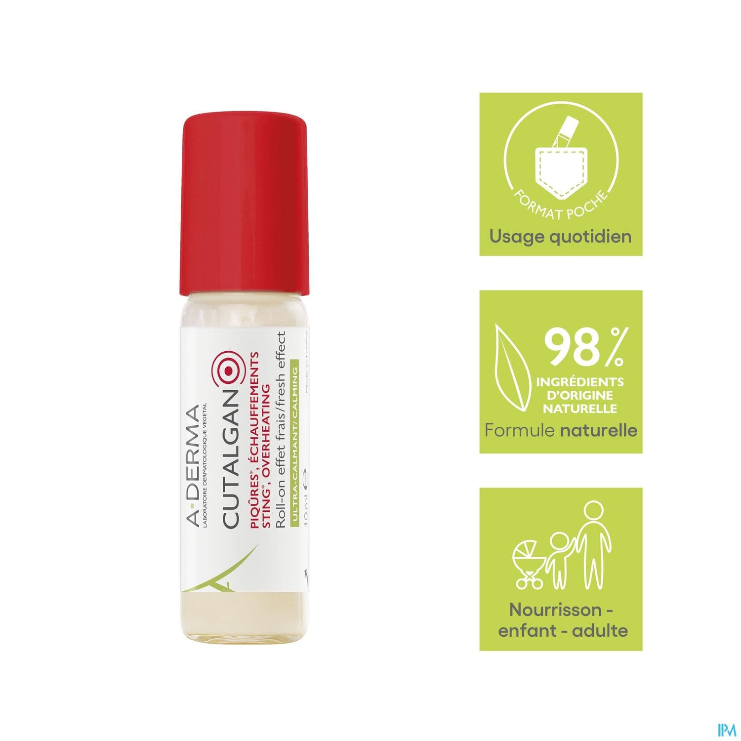 A-DERMA CUTALGAN ROLLON 10ML