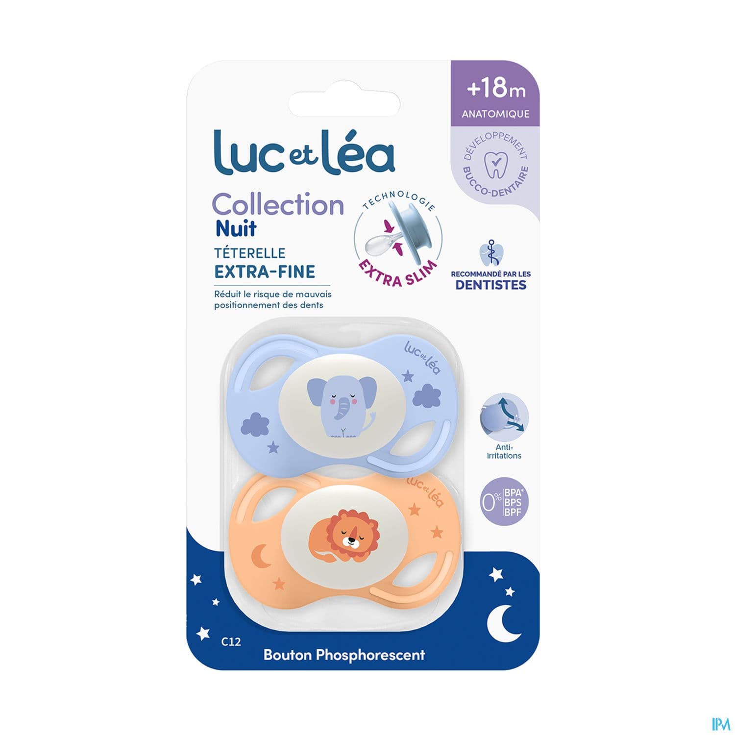 Luc Et Lea Sucette Collection Nuit +18m C12 2024 X2