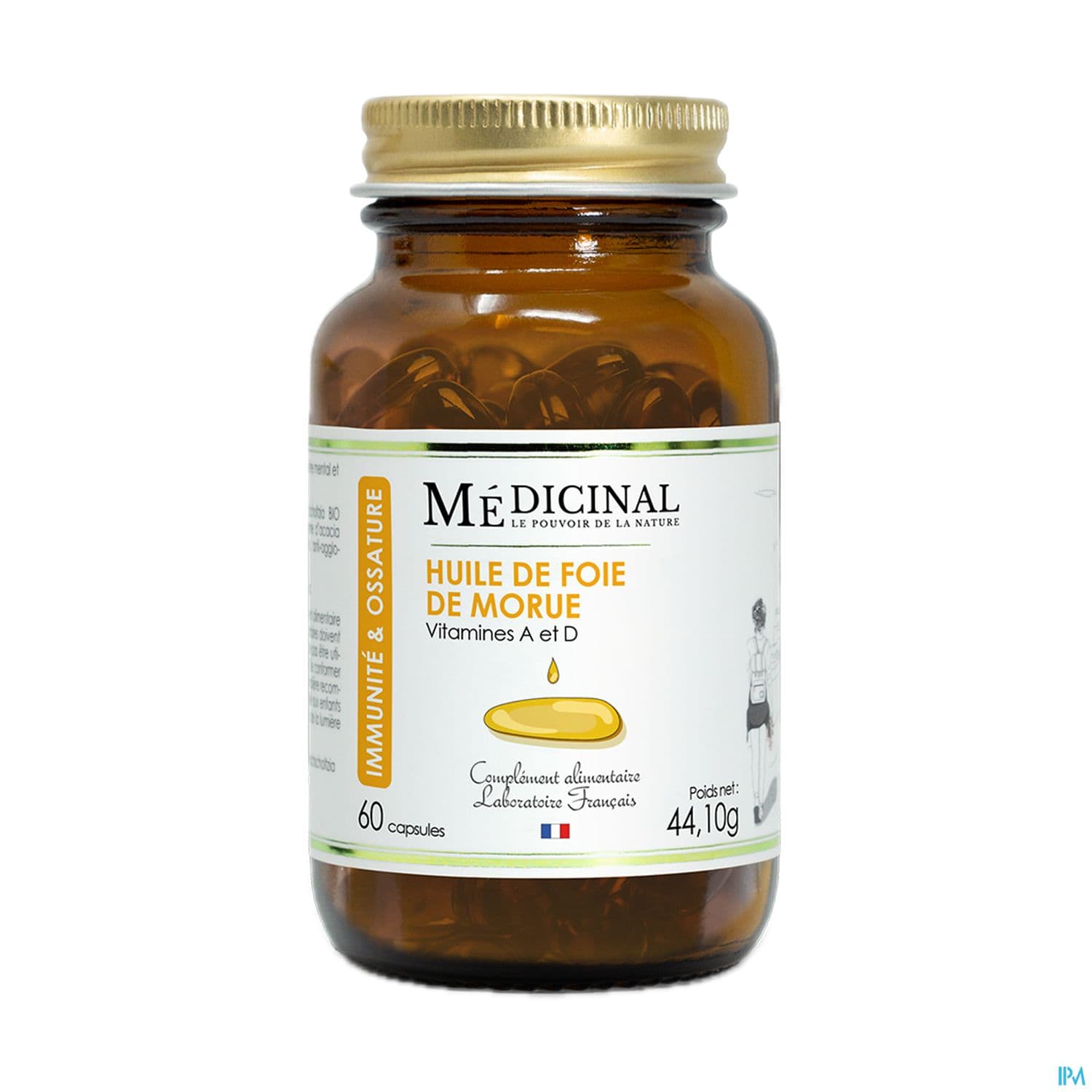 Medicinal Huile De Foie De Morue Capsule 60