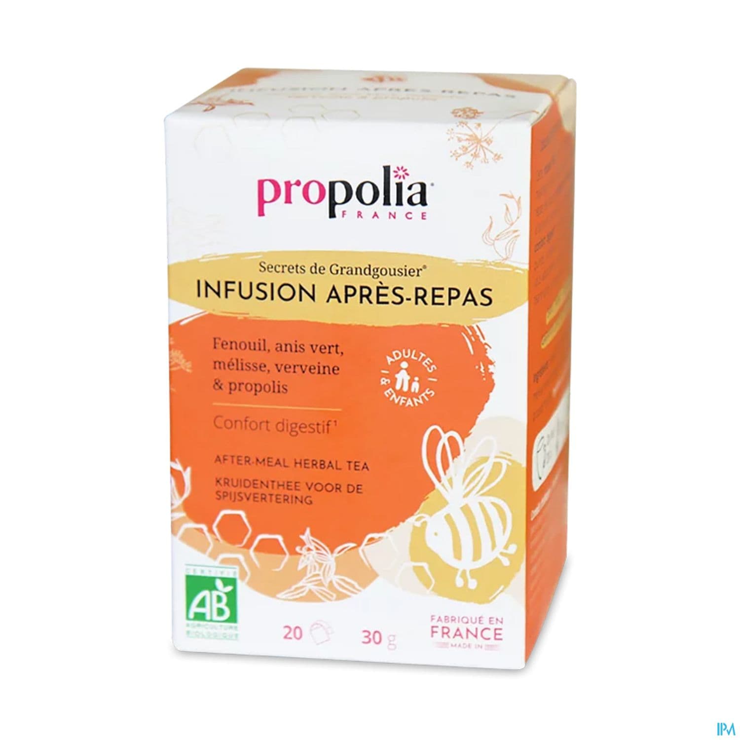 PROPOLIA INFUS A/REPAS BIO SACH 20