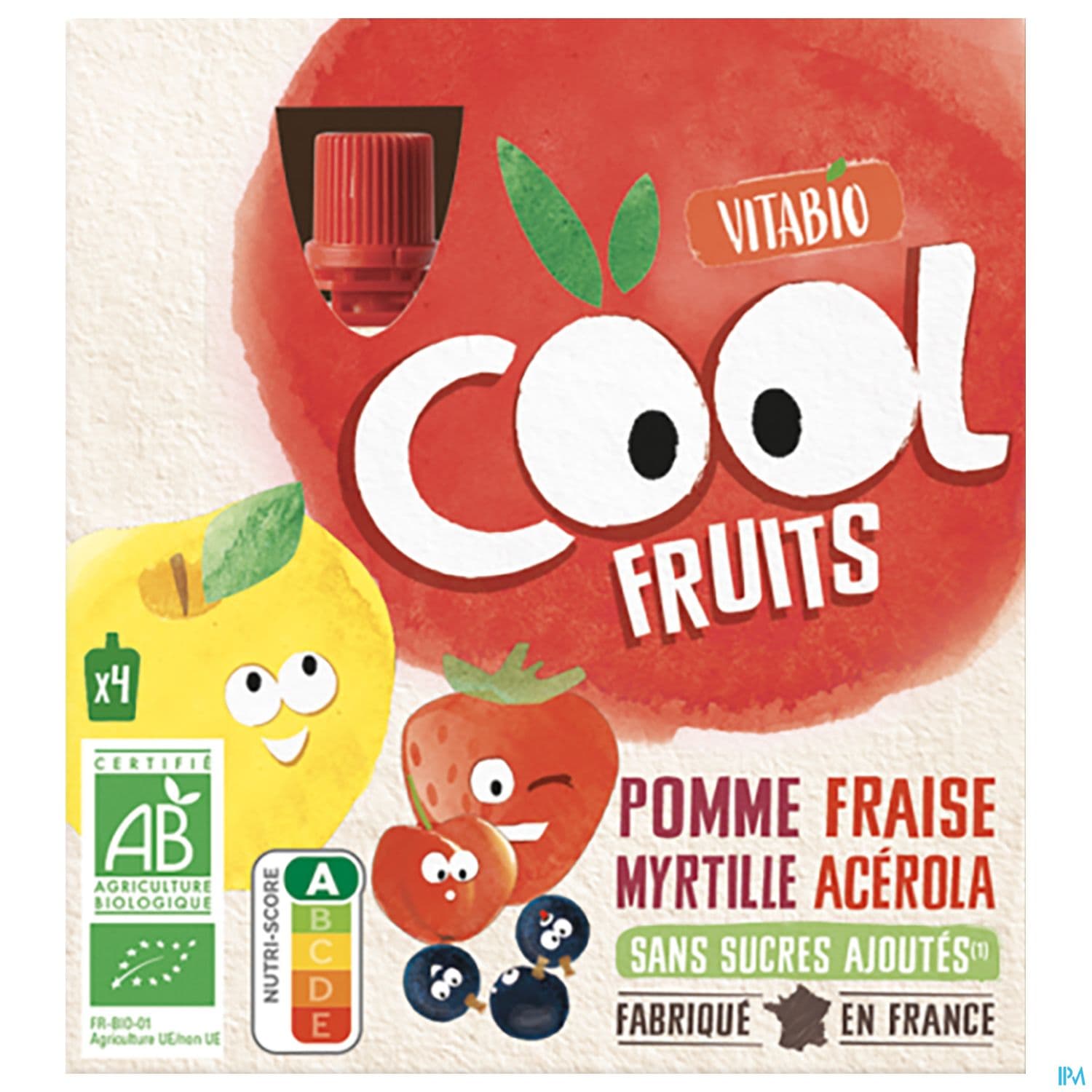 VITABIO COOL POM/FRAIS/MYRT 4X90G