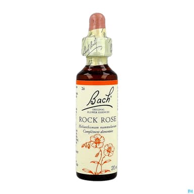 Fleurs De Bach Original 26 Rock Rose Compte Gouttes 20ml