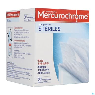 MERCUROCHROME COMP ST 20CMX20CM 30