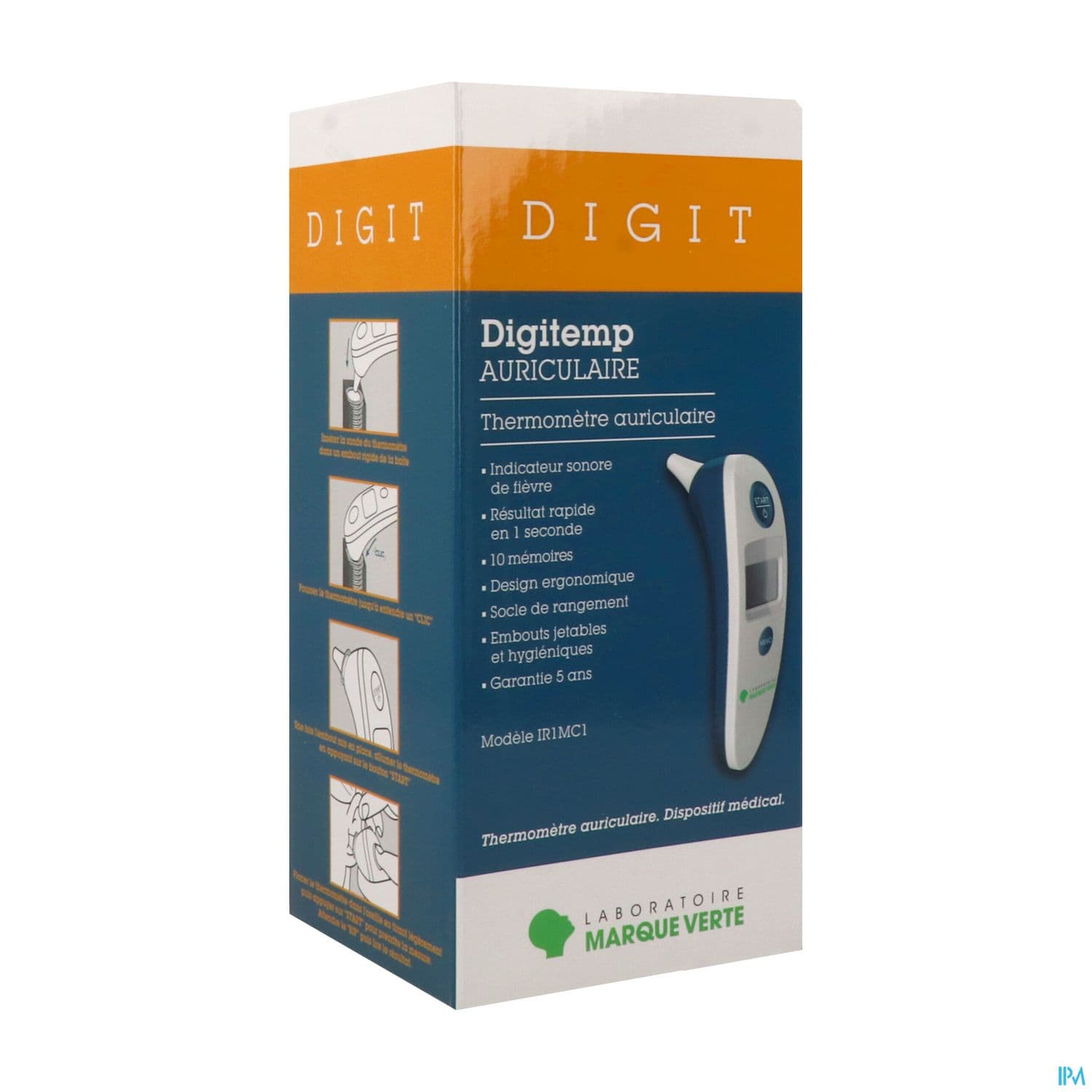 DIGITEMP THERM MED AURIC IR1MC1