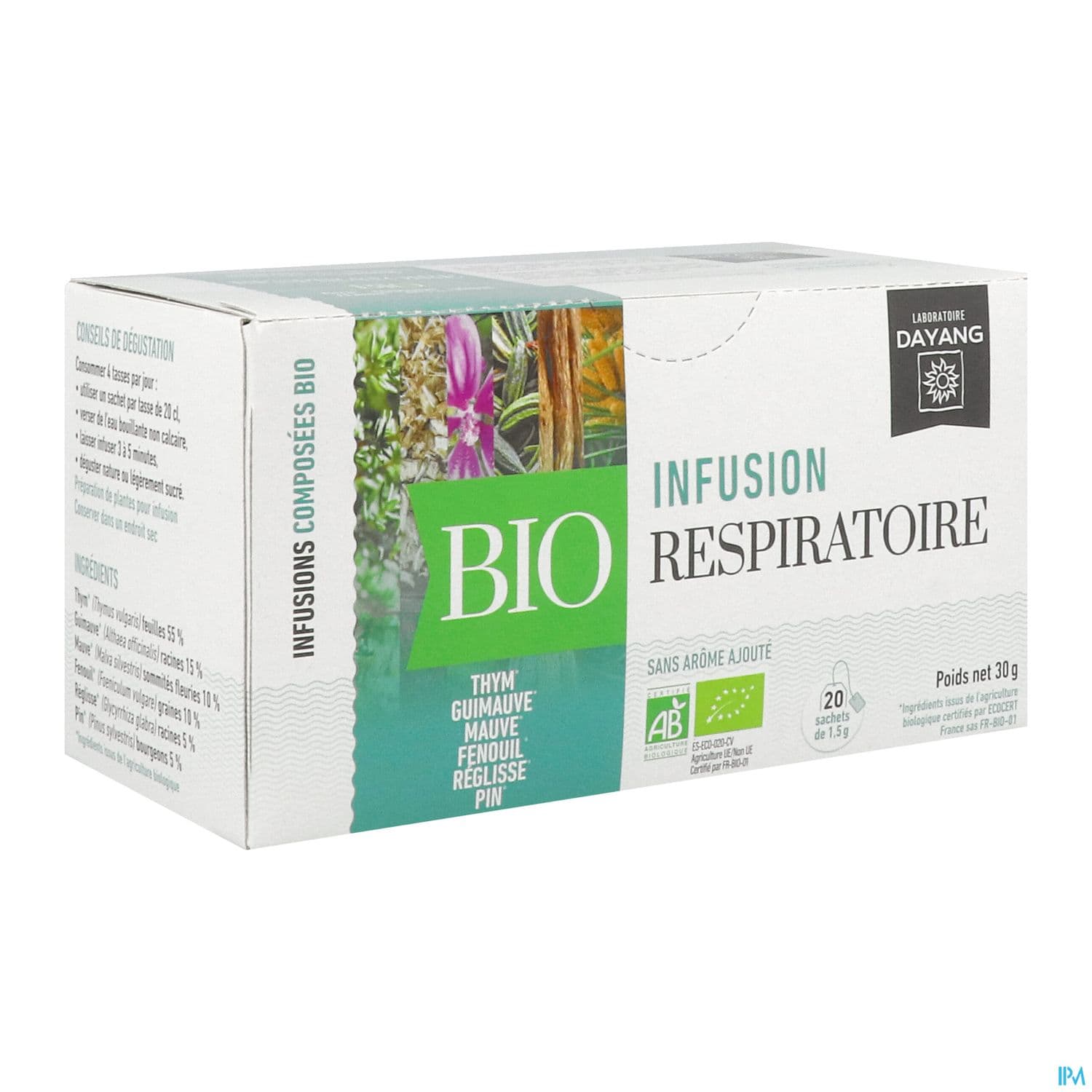 Dayang Infusion Respiratoire Bio Infusette 1g5 X20